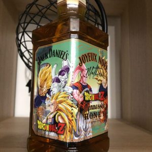 Bouteille DBZ Jack Daniel’s Honey : Héros contre Boss